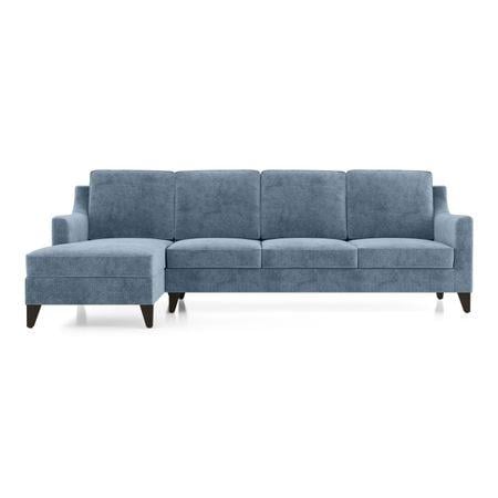 Abbey Sofa (Colour : Ocean Weave, Cushion : Soft, Seating Capacity : Left Aligned 3 Seater)