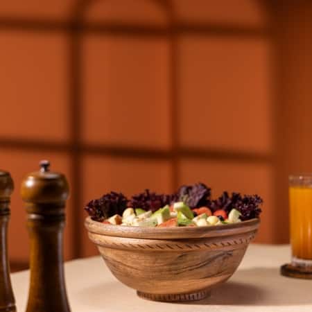 Ireka Home Annapurna Acacia Wood Bowl Medium – Serving Bowl