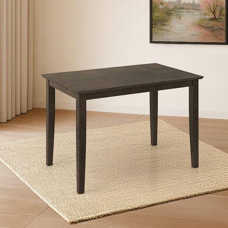 Ava 4 Seater Dining Table In Umber Walnut Finish