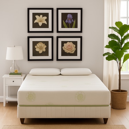 Repose Latexo Lite Bouncy Foam with Crush Latex Mattress (L x W: 72 inch x 72 inch, Thickness 6 Inches )