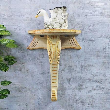 Tristina Solid Wood Wall Shelf