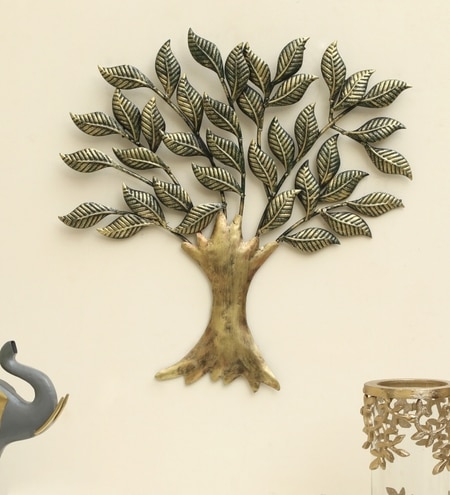 Amrita Abstract Metal Wall Decor in Multicolor Set of 1