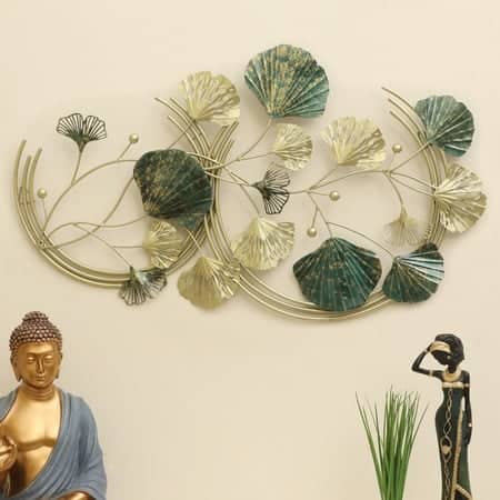 W-Hadley Abstract Metal Wall Decor in Multicolor Set of 1