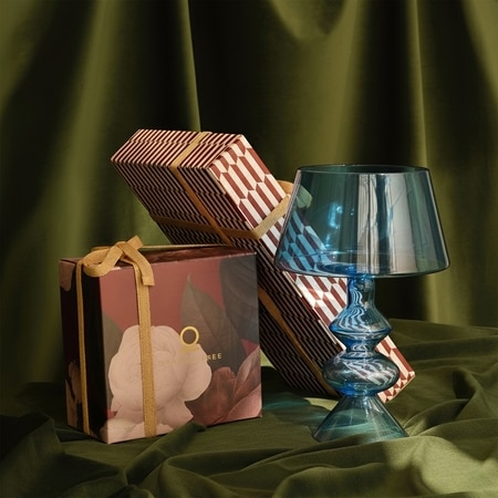 Ambar Tealight Holder Blue