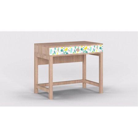 Topolino Study Table - White and Oak