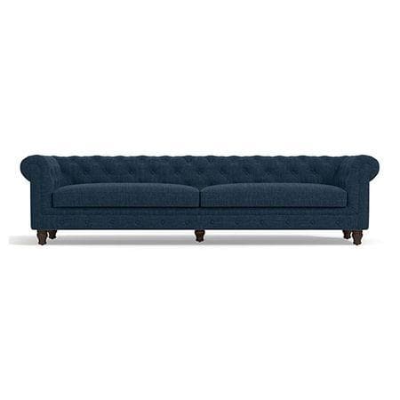 Winchester Premium 4 Seater Fabric Sofa in Indigo Blue Colour