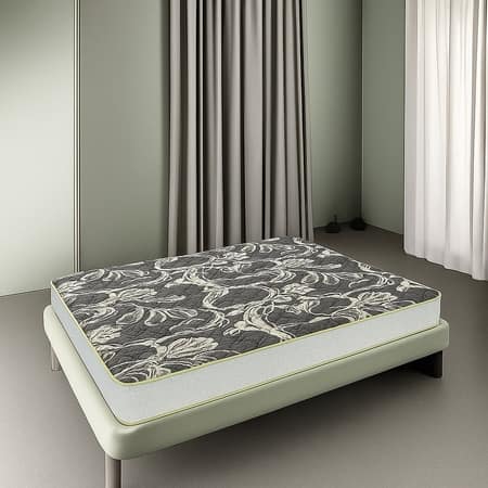 MEMOLATEX Visco Pro Memory Foam with Bamboo Charcoal fabric Double Size Mattress (84 x 48 in, 6 Inches)