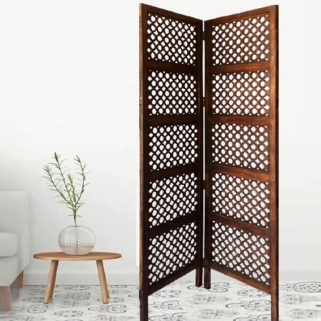 Beverly Solid Wood 4 Panel Room Divider