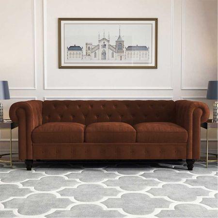 Azure Fabric Sofa (Brown)