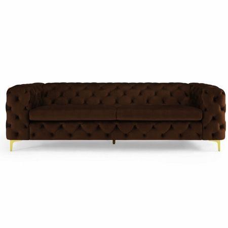 Cherish Fabric Sofa - Brown