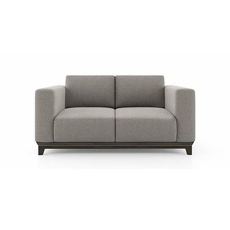 Taarkashi 2 Seater Fabric Sofa (Gainsboro Grey)