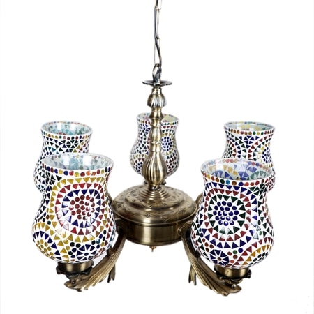Devansh Gold Antique Wall Mounted Lamp With Beige Jute Shade