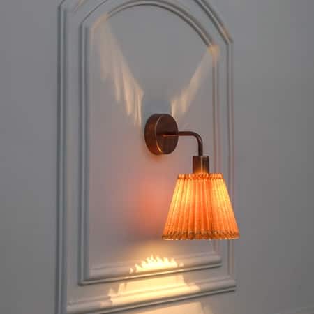 Huguenot Single Light Wall Fitting In Antique Copper Finish