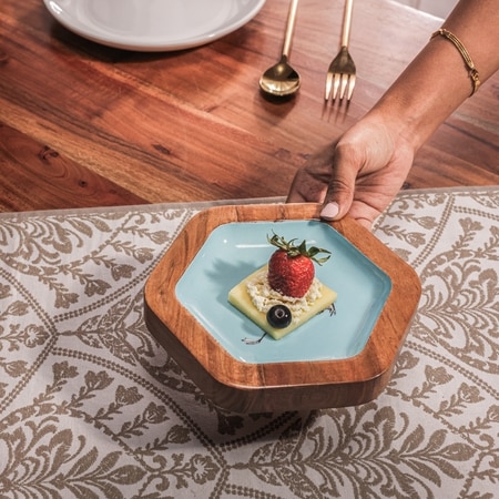 Ireka Home Pentingo Serving Platter – Pentagon Shape