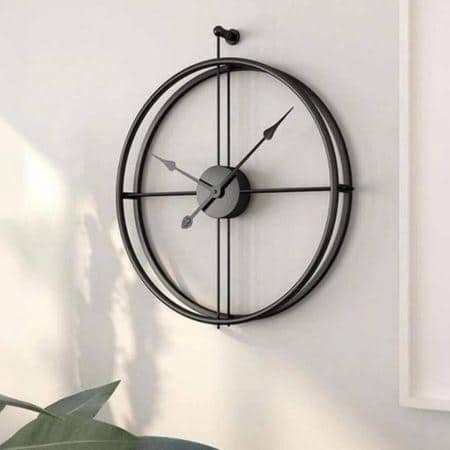 Black Round Wall clock