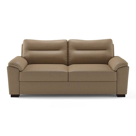 Adelaide 3 Seater Leatherette Sofa in Cappuccino Colour
