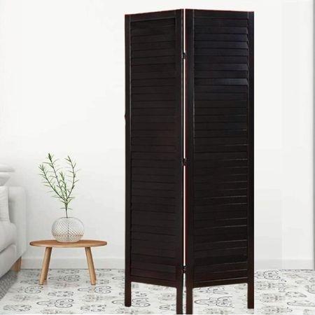 Eilah Solid Wood 4 Panel Room Divider