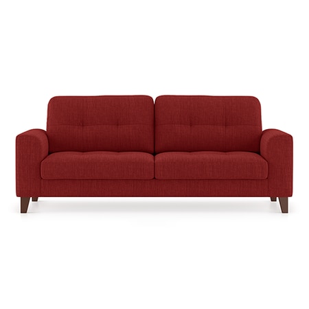 Verona Sofa Set (Colour: Salsa Red, Seater: 3+1+1)