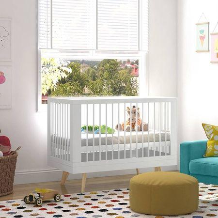 Koster Solid Wood Crib in White Colour