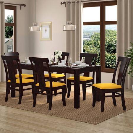 Arabia Fabio 6 Seater Dining Table With Set Of 6 Chairs