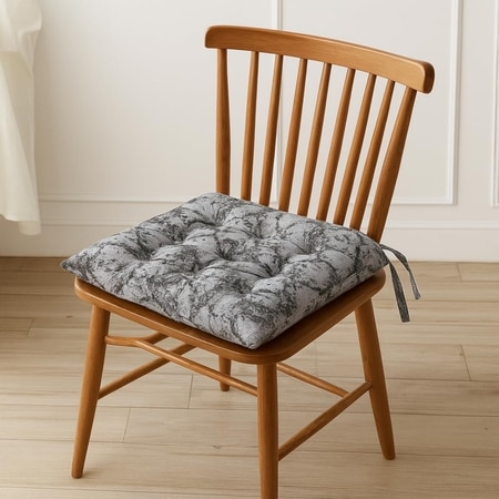 Lx Polyester Chair Pad Grey Pc 2