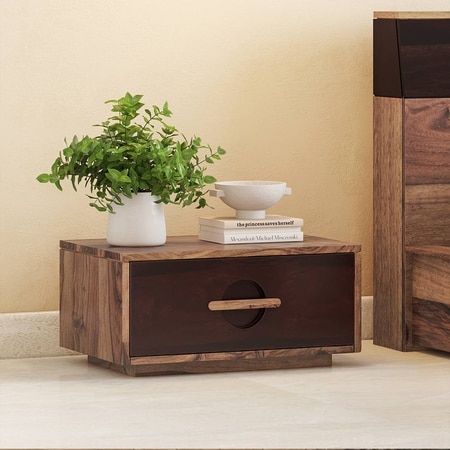 Cayo Bedside Table Two Tone Finish