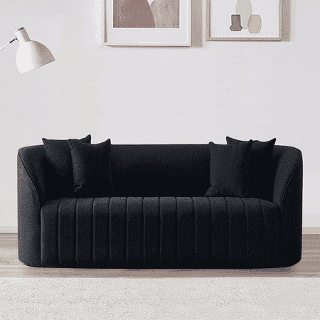Baiwang Fabric Sofa (Black)
