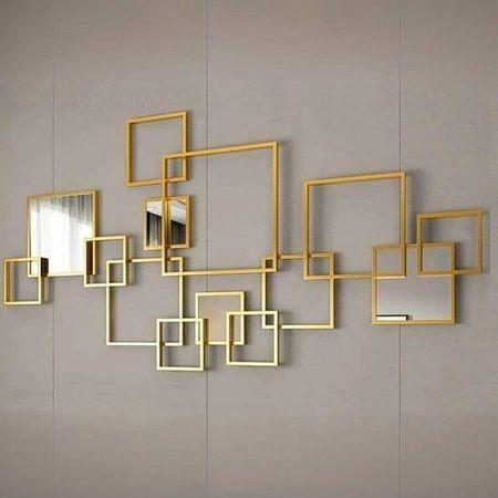 Urban Rectangular Abstract Metal Wall Art
