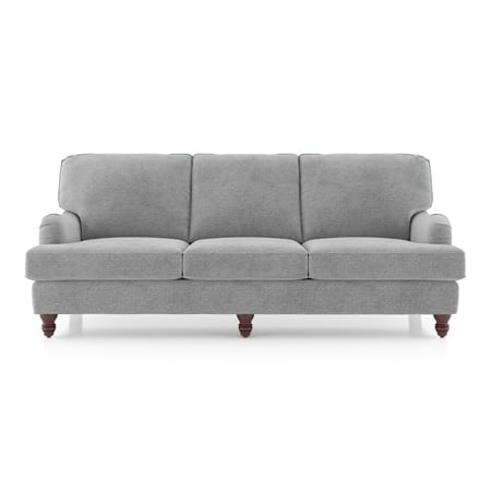 Ophelia 3 Seater Fabric Sofa In Granite Weave Colour