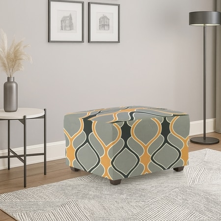 Ottoman Greyish Diamond Sofa Cover