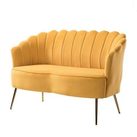 Ukraine Fabric Sofa (Yellow)