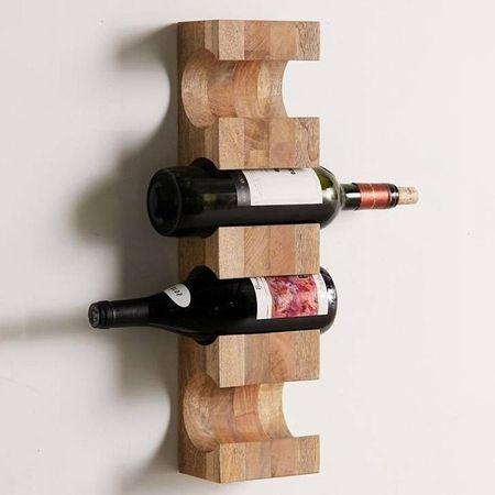 Woodenmood Rectangular Wine Rack