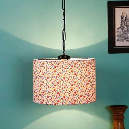 Sonny Multicolor Fabric Hanging Light