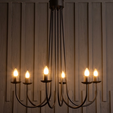 Volfin 6 Lt Chandelier By Shoppeefry