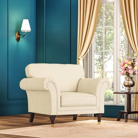 Amara 1 Seater Sofa In Birch Biege Colour