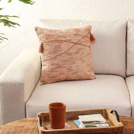 Bhargavi Pink Cotton Cushion Cover