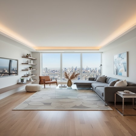 Floral Leaf Carpet 5 X 7