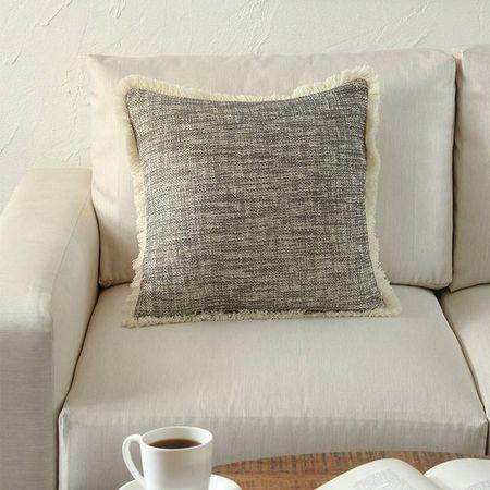 Matsya Black Abstract Cotton Cushion Cover Set Of 2