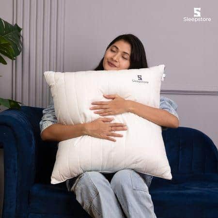 Granules Quilted Luxury Soft Cushion 24 X 24 Inches