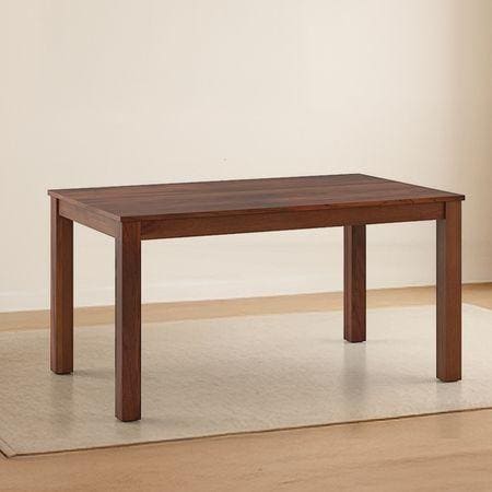 Arlo Teak Wood 6 Seater Dining Table in Teak Finish