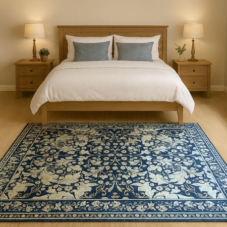 Luxe Home Polyester Persian Carpet – (4x6 Feet, Multicolor, TPR)