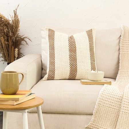 Shivalik Set Of 2 Cushion Covers With Brown Colour