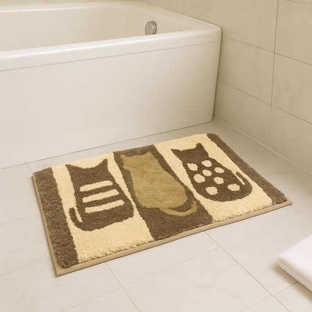 Luxe Home Super Soft Macau CAT Bath Mat(40x60 cm) - Pack of 1