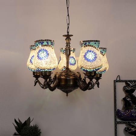 Devansh Solid Wood Electric Wall Light in Multi Colour with Multi Shade Count of 1 Light