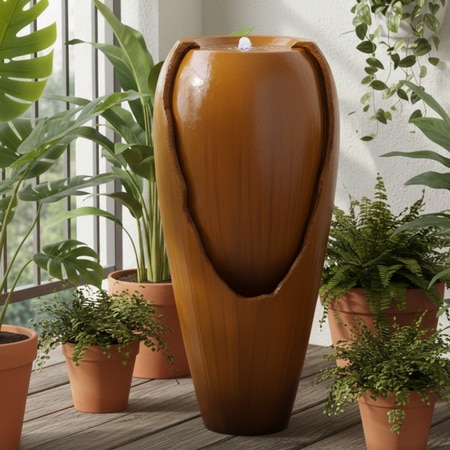 Jar Water Fountain For Indoor And Outdoor