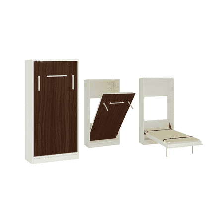 Mystica Engineered Wood Bed in Coffee Walnut Colour