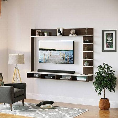 Primax Grande Engineered Wood TV Unit in Wenge Finish - 55"