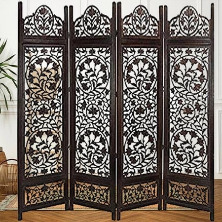 Shilpi Handcarved Wooden Room Divider Panels -NSHC006