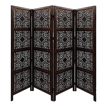 Shilpi Handcarved Wooden Room Divider Panels -NSHC008