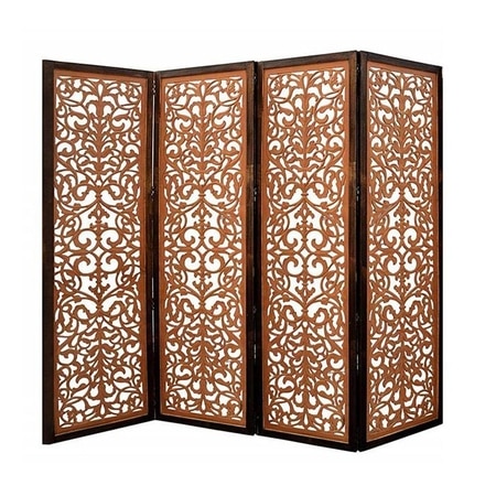 Shilpi Handcarved Wooden Room Divider Panels -NSHC016